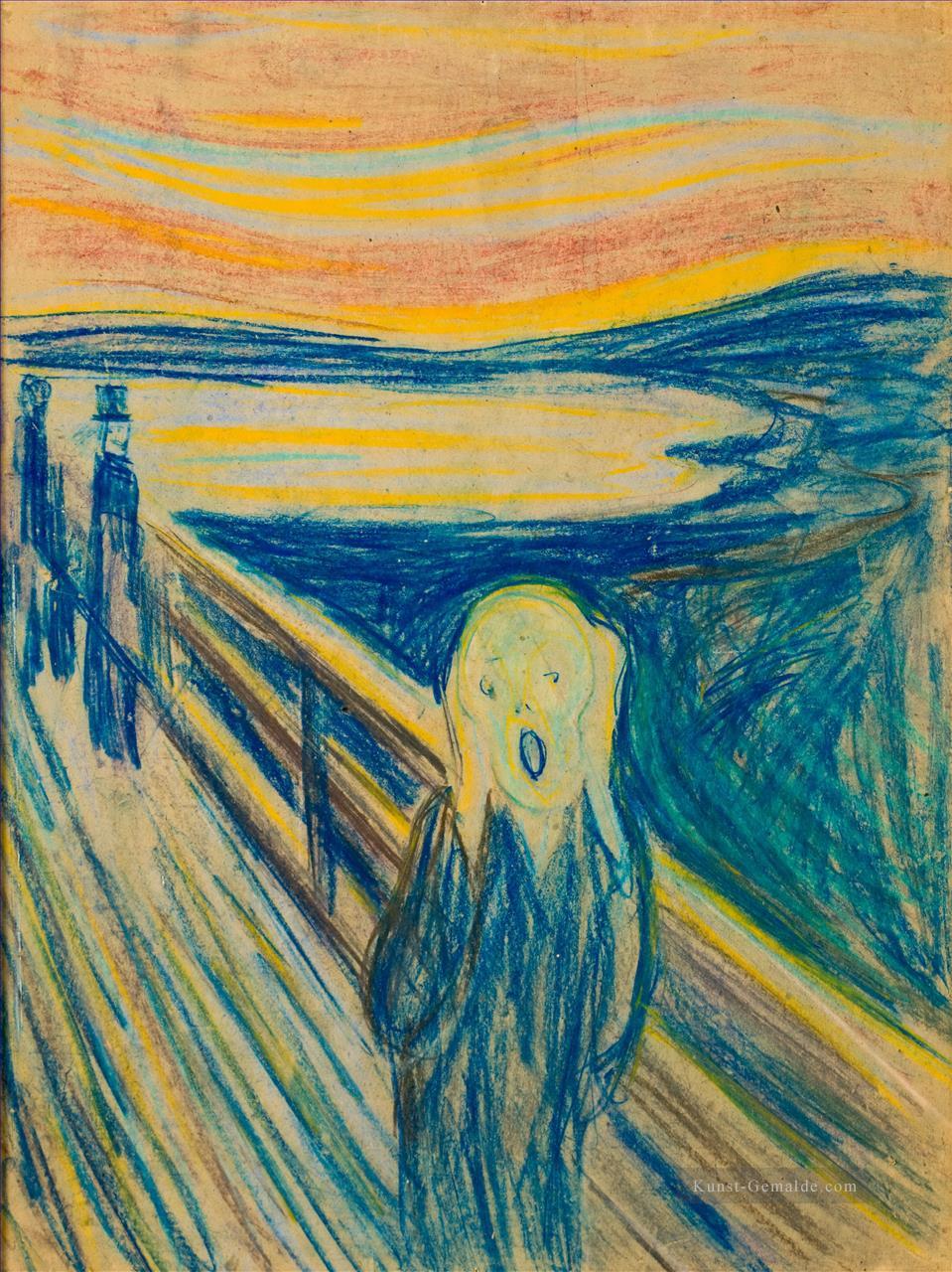 Der Schrei durch Edvard Munch 1893 Ölgemälde